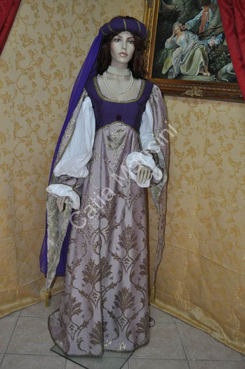 Abito in Stile Medioevale Costume Storico (16)
