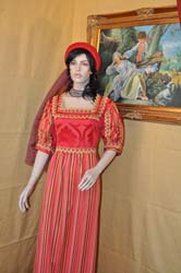 Vestito Costume Medioevo Medievale XV Secolo (15)