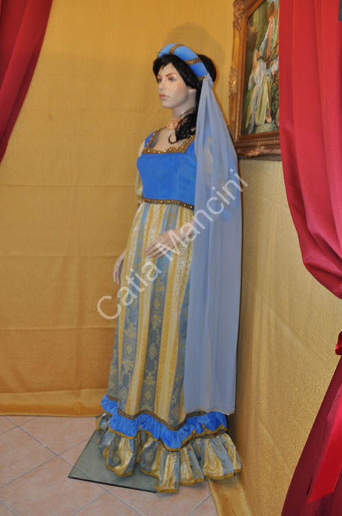 Costume del Medioevo Veste Femminile (3)