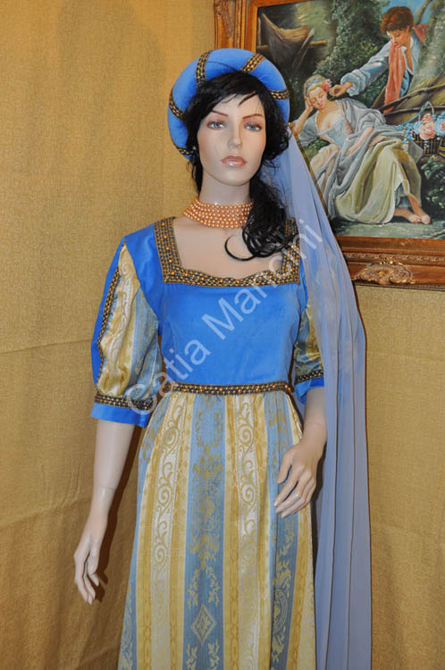 Costume del Medioevo Veste Femminile (5)