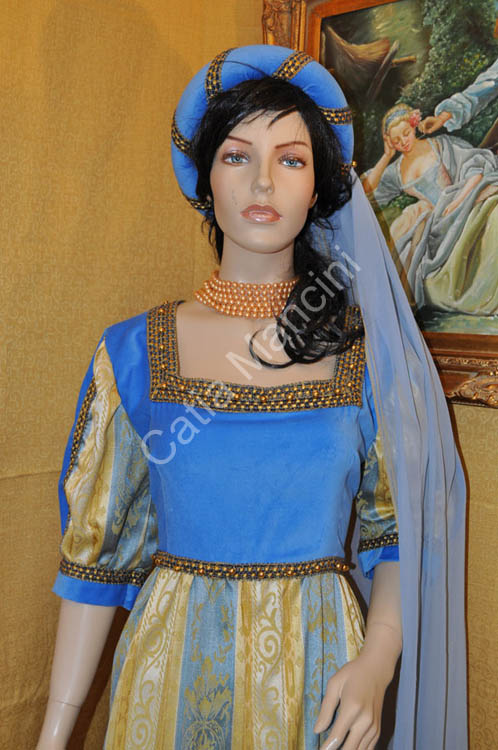 Costume del Medioevo Veste Femminile (8)