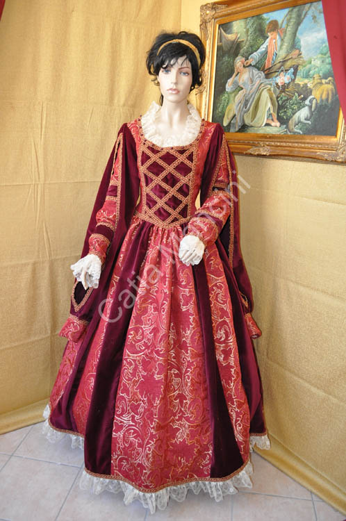 Vestito Storico Donna del 1500 (1)