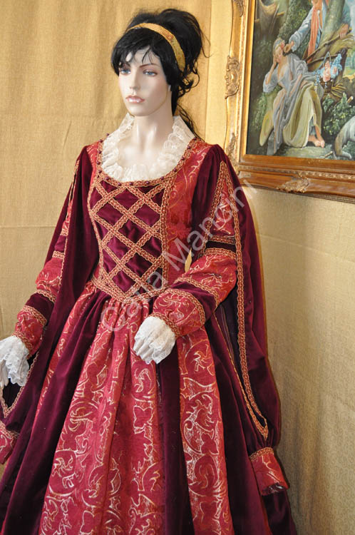 Vestito Storico Donna del 1500 (10)