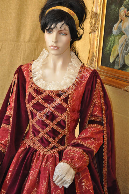 Vestito Storico Donna del 1500 (12)