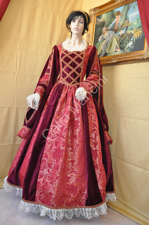 Vestito Storico Donna del 1500 (14)