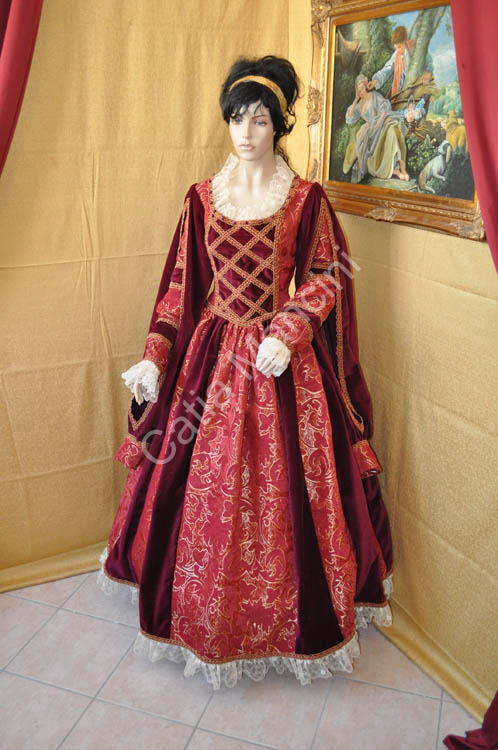 Vestito Storico Donna del 1500 (2)