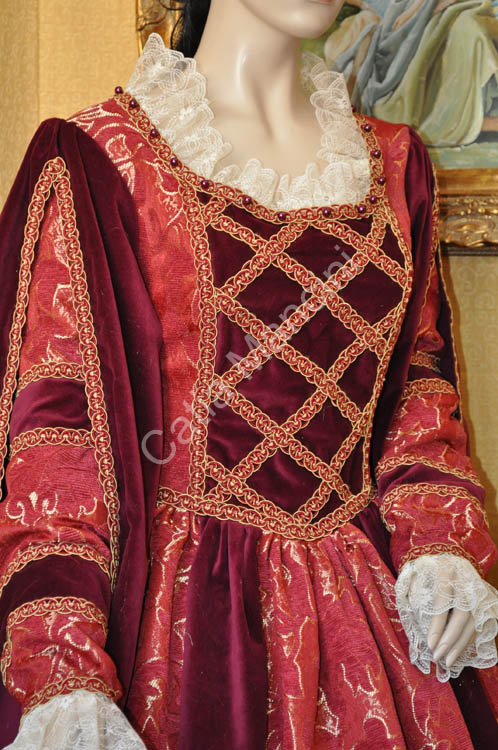 Vestito Storico Donna del 1500 (6)