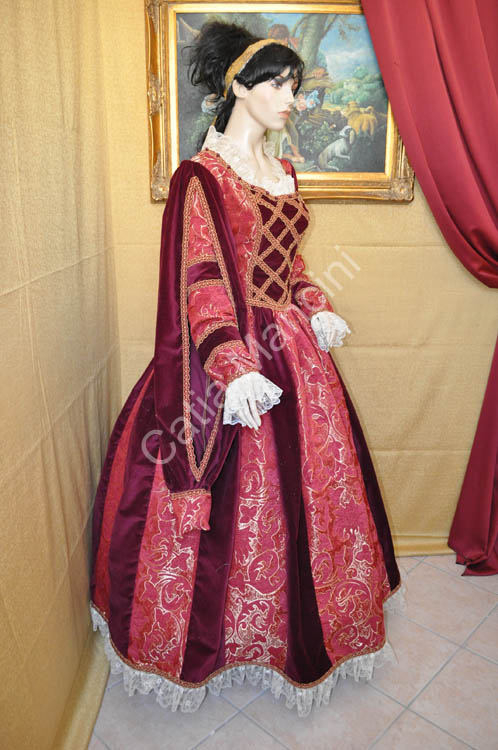 Vestito Storico Donna del 1500 (7)