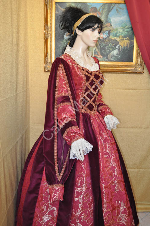 Vestito Storico Donna del 1500 (8)