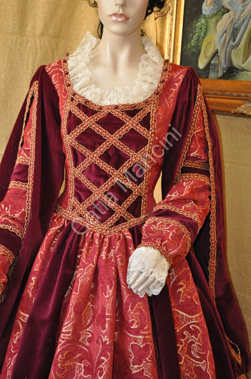 Vestito Storico Donna del 1500