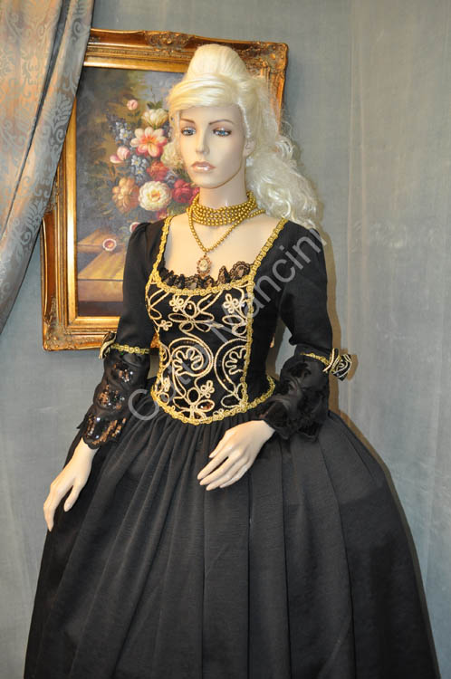 Costume-Storico-Abito-d'epoca 1700 (10)