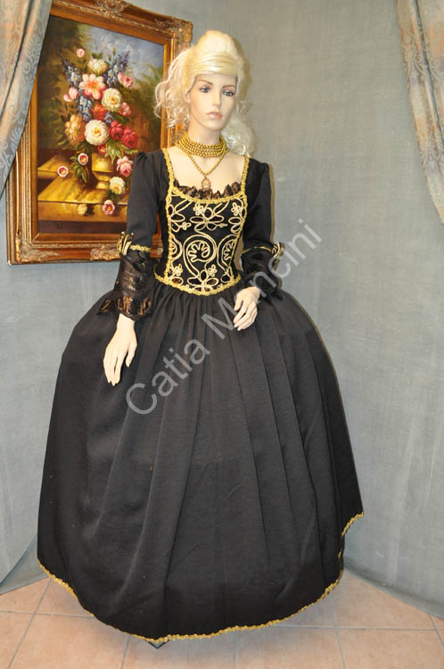 Costume-Storico-Abito-d'epoca 1700 (12)