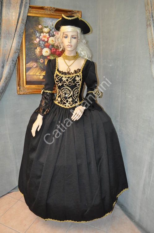 Costume-Storico-Abito-d'epoca 1700 (4)