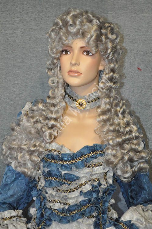 parrucca donna del 1700