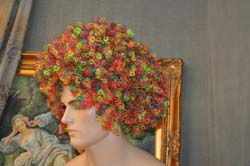 Parrucca-Clown-Multicolore