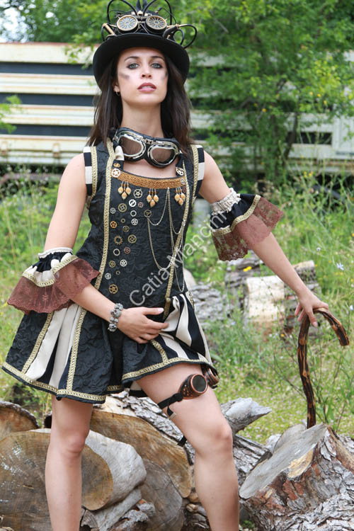 abito steampunk su misura (2)