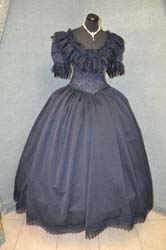 Costume Storico blu ottocento (8)