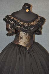 costume storico 1800 nero (7)