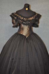 costume storico 1800 nero (8)