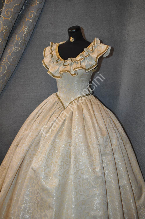 Abito Storico Donna Ottocento 1800 (3)