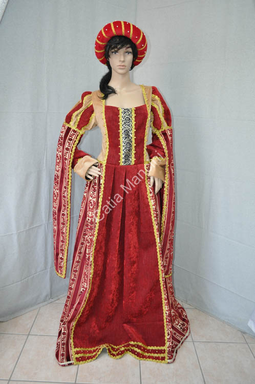 abiti medievali femminili sartoria (1)
