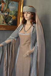 Abito donna adulto del Medioevo Medievale (13)