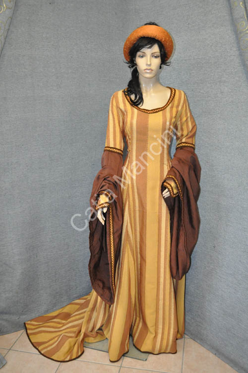 Costume Storico Donna Medioevale (1)