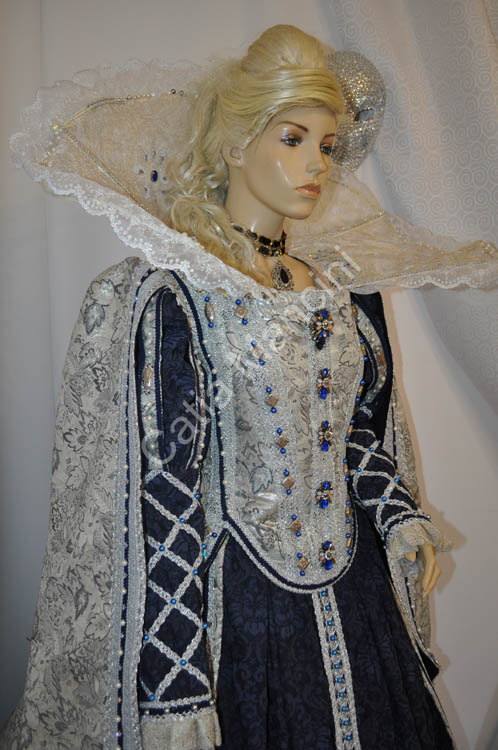 Vestito Rinascimentale del 1500 Catia Mancini (16)