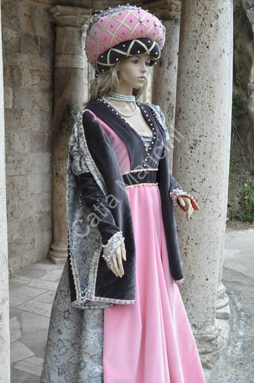 Vestito Dama Medioevo Catia Mancini (2)