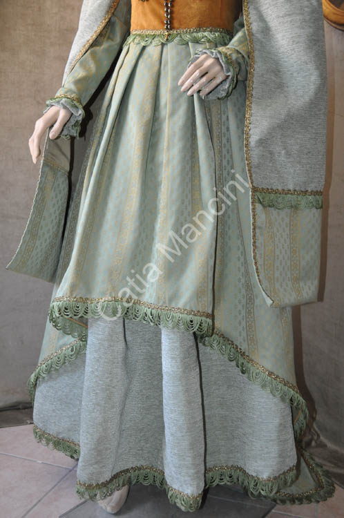 Vestito Donna del Medioevo 1380 (10)
