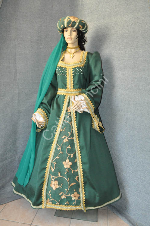Costume Storico Donna nel medioevo