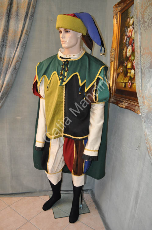 Vestito Giullare Abito Storico (1)