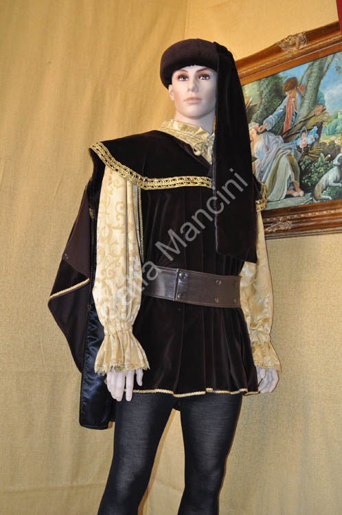Costume Storico del Medioevo 1400 (11)