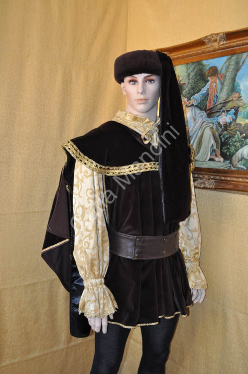 Costume Storico del Medioevo 1400 (13)