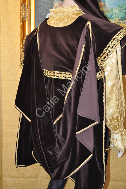 Costume Storico del Medioevo 1400 (4)