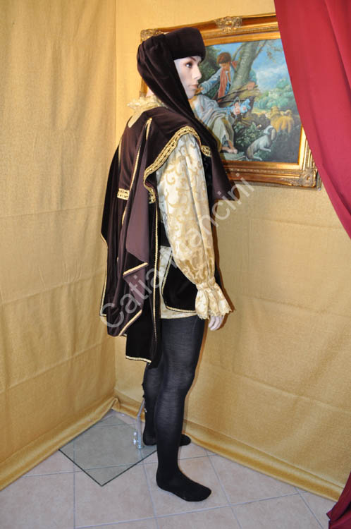 Costume Storico del Medioevo 1400 (5)