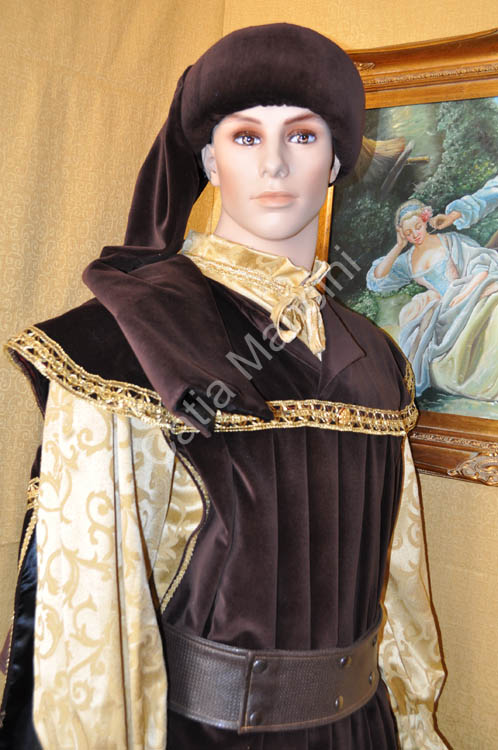 Costume Storico del Medioevo 1400 (7)