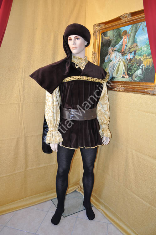 Costume Storico del Medioevo 1400 (8)