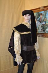 Costume Storico del Medioevo 1400 (13)