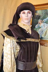 Costume Storico del Medioevo 1400 (7)