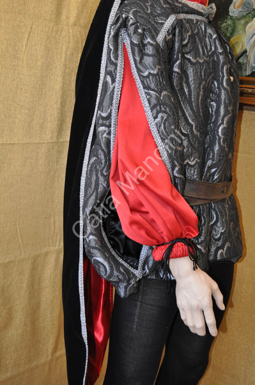 Costume Uomo Medievale con copricapo (10)
