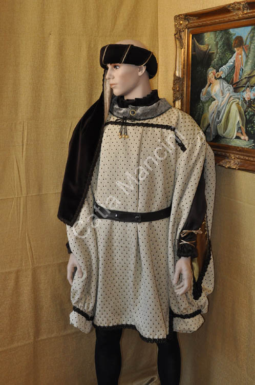 Veste Medievale Uome del 1400 (13)