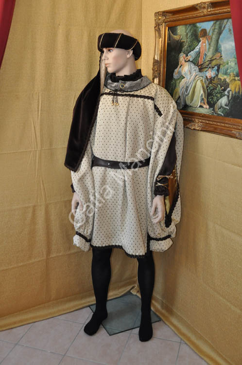 Veste Medievale Uome del 1400 (14)