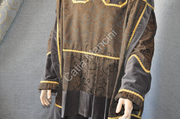 Vestito medievale velluto (6)