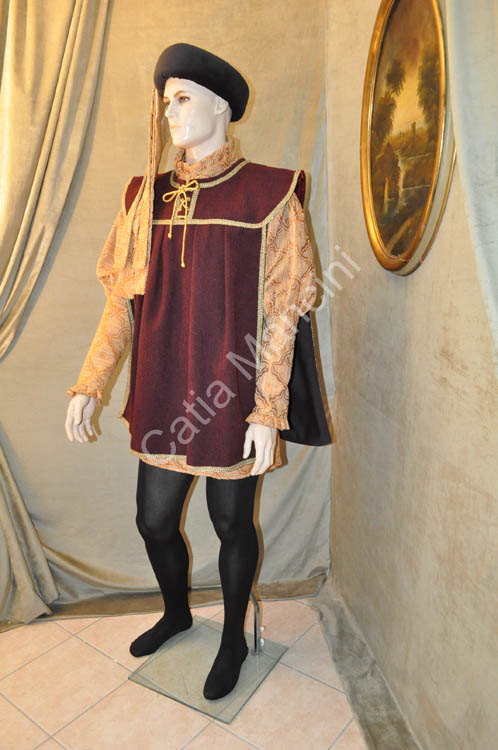 Abito Maschile Medievale del trecento (1)