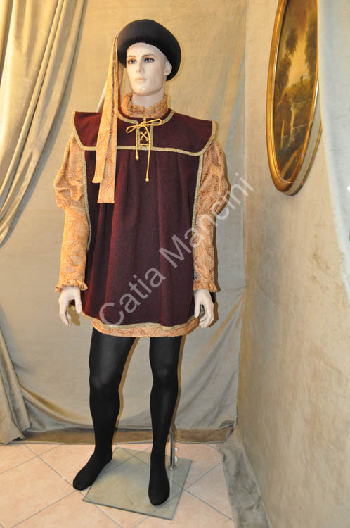 Abito Maschile Medievale del trecento (15)