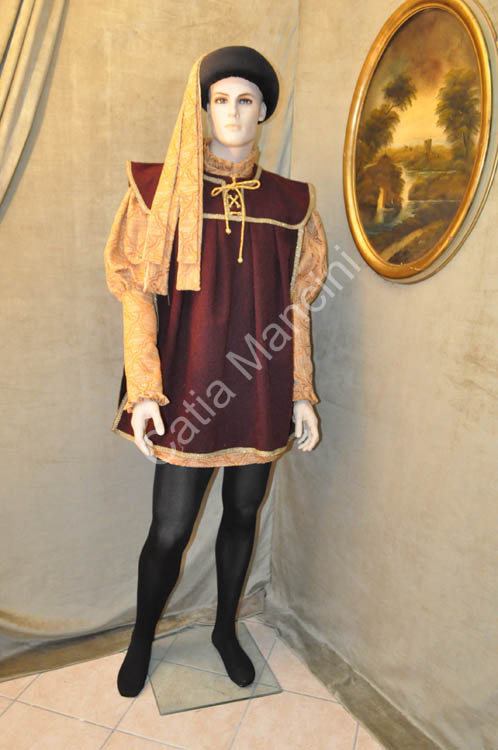 Abito Maschile Medievale del trecento (2)