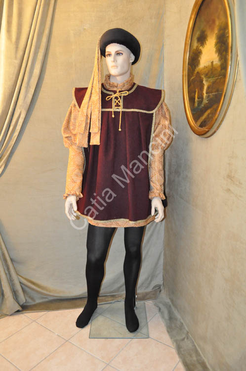 Abito Maschile Medievale del trecento (4)