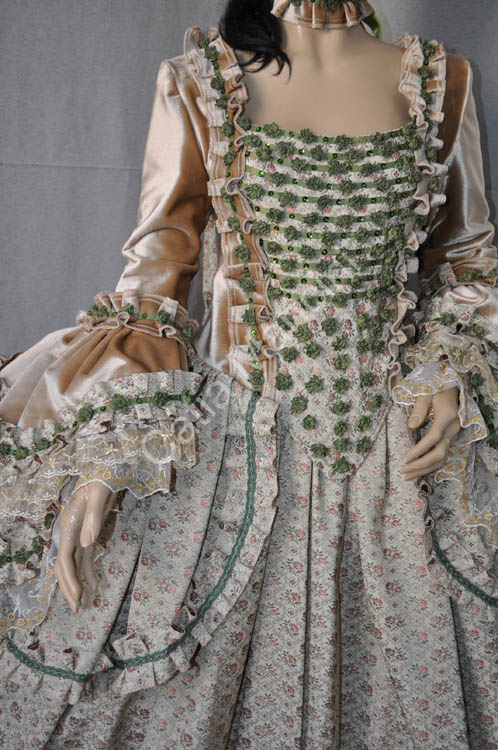 costume teatrale abito del 1700 (8)